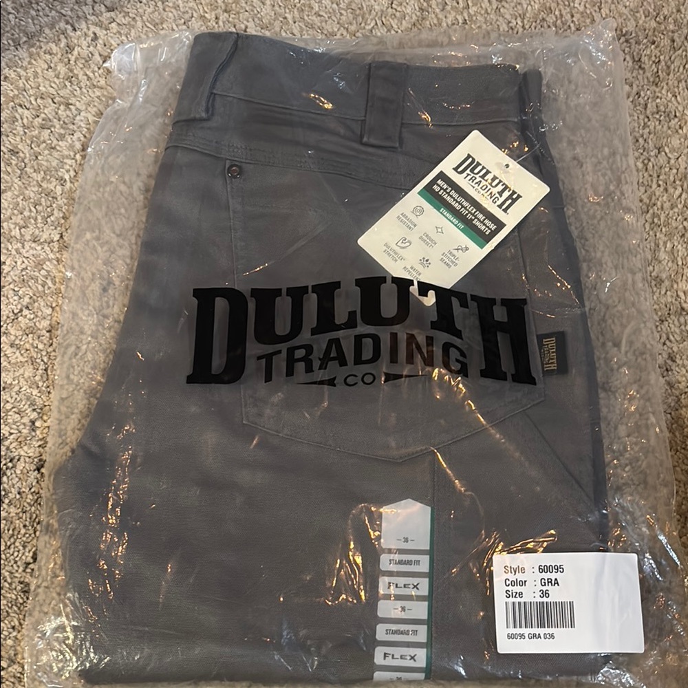Duluth Trading Co. Gray Flex Pants